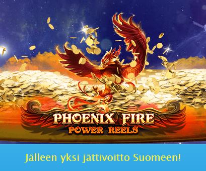 Phoenix Fire Power Reels -peli antoi jättipotin Suomeen